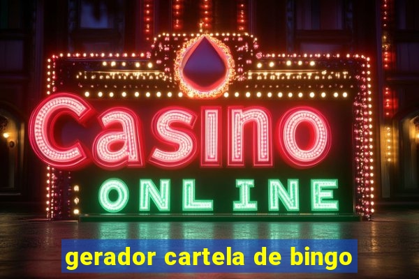 gerador cartela de bingo